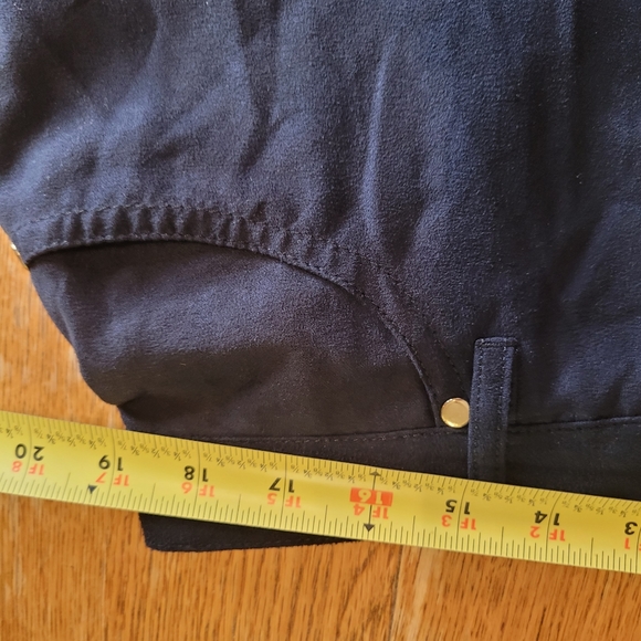 Drapers And Damons Pants Suede Soft Bottom Black Womens Size 18 - Picture 9 of 10